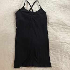 Athleta Yoga Black Cross Back Tank